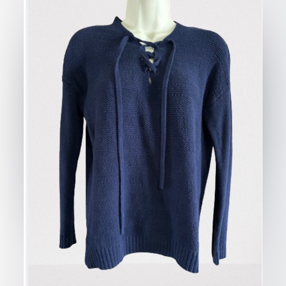 Blue oversized warm Old Navy Navy Sweater woman size small